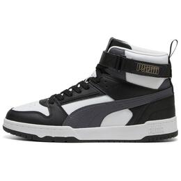 Puma Кроссовки для скейтбординга RBD Game, дышащие, средней высоты, унисекс, черные, белые 385839-32 | black white