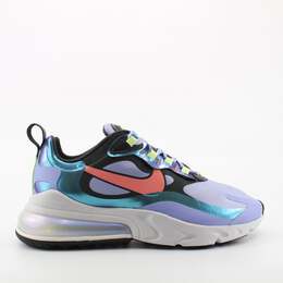 Текстильные женские кроссовки на шнуровке Air max 270 React cu4818 001 Nike, фиолетовый 3840546 | lila
