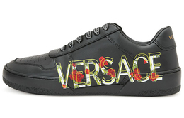 Кроссовки теннисные Versace с боковым логотипом, черный dsu7843-dv26g_d41m