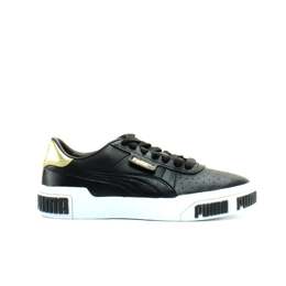 Кожаные кроссовки Cali Bold на шнуровке цвета металлик и золото 371207 02 Puma, черный 3844869 | schwarz
