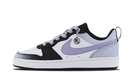 Кроссовки Nike Court Borough 2 Skateboarding Shoes Women's Low-top Black/purple, светло-фиолетовый bq5448-115(team129-天蟹) | light purple