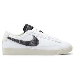 Кожаные женские кроссовки Blazer low se со шнуровкой da4934 100 Nike, белый 4796498 | weiß