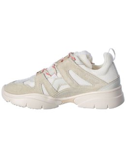 Кроссовки Isabel Marant Kindsay с замшей и кожаной отделкой, белый 6839608311868 | white