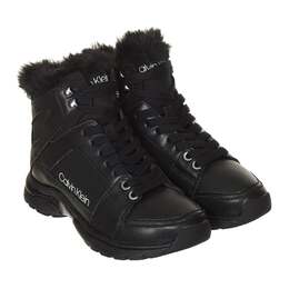 Высокие кеды Candal из кожи и текстиля b4n12174 женщина Calvin Klein, черный 4776294 | schwarz