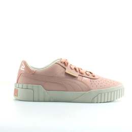 Женские кроссовки из нубука Cali розового цвета на шнуровке 369161 01 Puma, розовый 3844993 | rosa