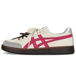 Onitsuka Tiger Кроссовки для скейтбординга Advanti с низким верхом, амортизирующие, противоскользящие, ударопрочные, унисекс, бежевые, розовые, черные 1183b799-101(teamy-男女款草莓芝士粉米) | beige pink black