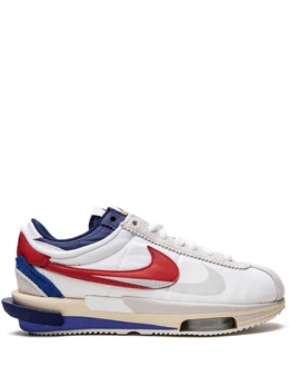 Кроссовки Nike х Sacai Cortez 4.0, белый/красный/синий dq0581 | белый