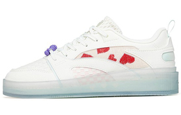 Кроссовки Anta Skateboard Shoes Women's Low-Top Ivory White/Classic Red/Ice Pink Blue 122228040-4