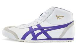 Мексиканские кроссовки Mid Runner Lifestyle унисекс среднего размера белого и синего цвета Onitsuka Tiger 1183a335-102