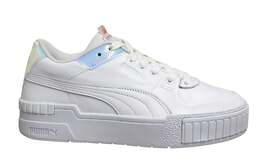 Кожаные женские кроссовки Cali Sport Glow E на низкой шнуровке 373083 01 Puma, белый 3837036 | weiß