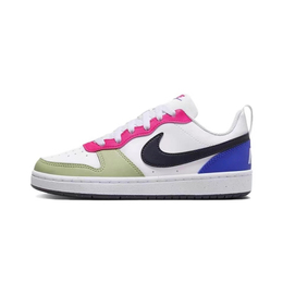 Кроссовки Nike Court Borough Skateboarding Shoes Women's Low-top Yellow/blue/pink, черный/серо-синий dv5456-108（team-134蓝粉心匙双） | black/gris blue