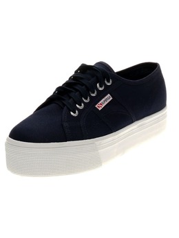 Кроссовки на шнуровке Superga, синий 4681943 | blau