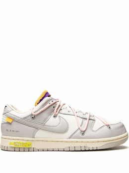 Кроссовки Nike х Off-White Dunk Low, белый/серый dm1602119 | белый