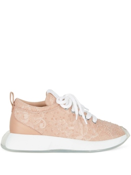 Giuseppe Zanotti кружевные кроссовки Ferox, розовый rw10031003 | розовый