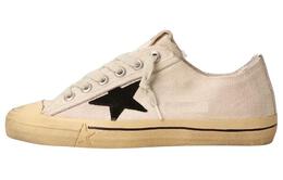 Кроссовки Golden Goose V-Star с эффектом потертости, кремовый gmf00129.f003087.10283