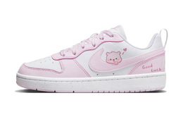 Кроссовки Nike Court Borough Series Skateboarding Shoes Women's Low-top Pink, цвет Lotus Color dv5456-105(team298-屁桃猪) | lotus color