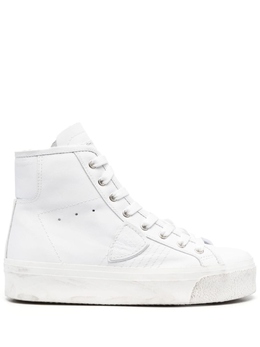 Philippe Model Paris высокие кеды Paris Haute, белый phhdv001 | белый
