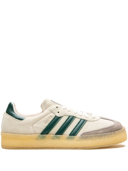 Кроссовки Adidas x Kith x Clarks Samba 8th Street, белый/зеленый/желтый id7297 | белый