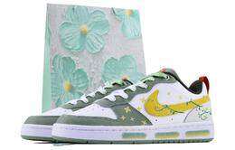Кроссовки Nike Court Borough Skateboarding Shoes Women's Low-top Yellow/green/white, белый fv3648-171(team168-牵牛花礼袋s-box) | white