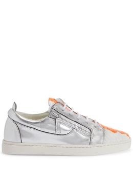 Giuseppe Zanotti кроссовки Nicki со вставками, серебристый rw10067k04 | серебристый