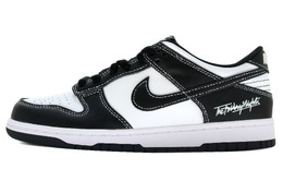 Кроссовки Nike Dunk Skateboard Shoes Unisex Low-Top White dd1391-100(team176-男女同款线条熊猫) | black