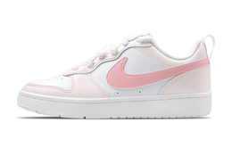 Кроссовки Nike Court Borough Skateboard Shoes Women's Low-Top Pink White, розовый bq5448-100（team49-蜜桃乌龙） | pink/white