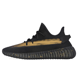 Кроссовки Adidas Yeezy Boost 350 V2 Lifestyle Shoes Unisex Low-top Black/gold, черный hq4540(team372-鎏金岁月) | black