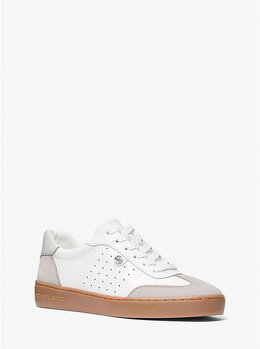 Кроссовки Scotty из кожи Michael Kors, металлический 43f4scfs4l | aluminum mlt
