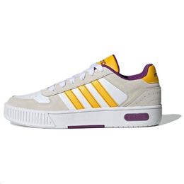 Кроссовки Adidas neo Skateboarding Shoes Unisex Low-top White/Daylight Yellow/Glory Purple, белый/желтый ji2564 | white/daylight yellow/glory purple