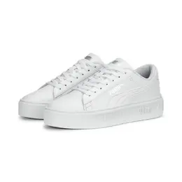Кроссовки Puma "Женские кроссовки Smash Platform v3", белый 5766562493 | white silver metallic
