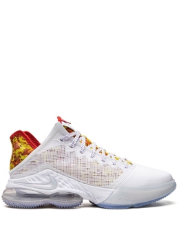 Кроссовки Nike Lebron 19 Low, белый/желтый/красный dq8344100 | белый
