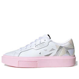 Кроссовки гладкие супер Adidas, белый eh1389 | white