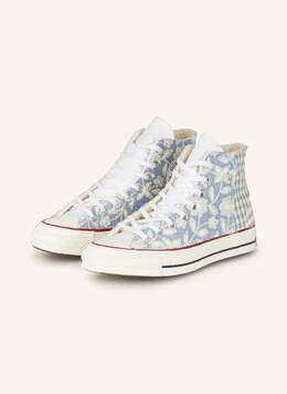 Высокие кеды Chuck 70 Converse, голубой 1569942 | hellblau/ weiss/ grün