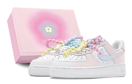 Кроссовки Nike Air Force 1 Skateboarding Shoes Women's Low-top Blue/pink/white, синий/розовый dh2920-111(team88-梦幻粉星s-box) | blue/pink