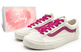 Кроссовки Vans Style 36 Skateboarding Shoes Unisex Low-top White/pink, белый vn0a3dz3oxs(team131-粉雾海sbox） | white