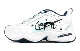 Кроссовки Nike Air Monarch 4 Chunky Sneakers Unisex Low-Top Black/Green 415445-102(team76-男女款慵懒小猫)