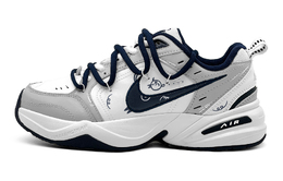 Кроссовки Nike Air Monarch 4 Chunky Sneakers Unisex Low-top Blue/Gray, синий 415445-102(teams-愤怒小鸟s-box) | washed blue