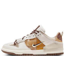 Кроссовки данк лоу срыв 2 Nike, бежевый fv3640-071 | beige/metallic gold/phantom/cacao wow/khaki