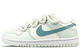Кроссовки Nike Dunk Skateboarding Shoes Women's Low-top Green, белый dd1503-104(team40-春天薄荷曼波sbox) | white