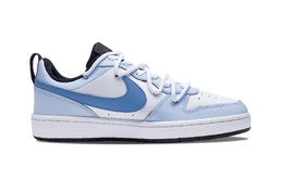 Кроссовки Nike Court Borough Skateboard Shoes Women's Low-Top White Blue bq5448-115(team350-女款天际) | sky blue