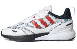 Кроссовки ZX 2K BOOST 2.0 Lifestyle унисекс с низким верхом белого/красного цвета Adidas gy3515