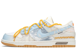Кроссовки Nike Dunk Skateboarding Shoes Unisex Low-top Beige/Yellow, хаки/желтый fj5475-100(teama-爱心潮汐) | khaki yellow