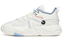 Кроссовки Anta Skateboard Shoes Women's Low-Top Ivory White/Light Silver Gray/Dazzling Blue 122138084-1