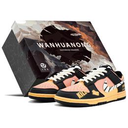 Кроссовки Nike Dunk Skateboarding Shoes Unisex Low-top Pink, желтый dd1391-100(team113-禁区s-box) | yellow