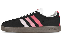 Кроссовки Adidas neo Vl Court Skateboarding Shoes Unisex Low-top Pink, черный hq1802(teamy-男女款渐变彩虹粉黑) | black