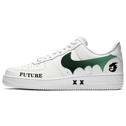 Кроссовки Nike Air Force 1 Skateboarding Shoes Women's Low-top Black/white, белый dd8959-100(team56-魔鬼小恶人) | white