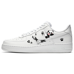 Кроссовки Nike Air Force 1 Skateboarding Shoes Women's Low-top Black/white, белый dd8959-100(team181-竹林熊猫 ) | white
