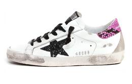 Кроссовки женские Golden Goose Super-Star, белый / черный g36ws590.s91