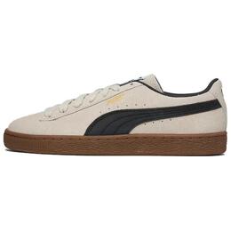 Кроссовки Puma Suede Skateboarding Shoes Unisex Low-top Beige/Black, бежевый/черный 396451-09 | beige/black
