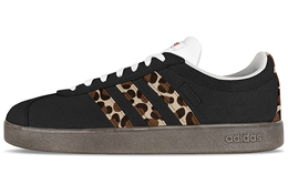 Кроссовки Adidas neo Vl Court Skateboarding Shoes Unisex Low-top Brown, черный hq1802(teamy-男女款小豹女黑棕) | black